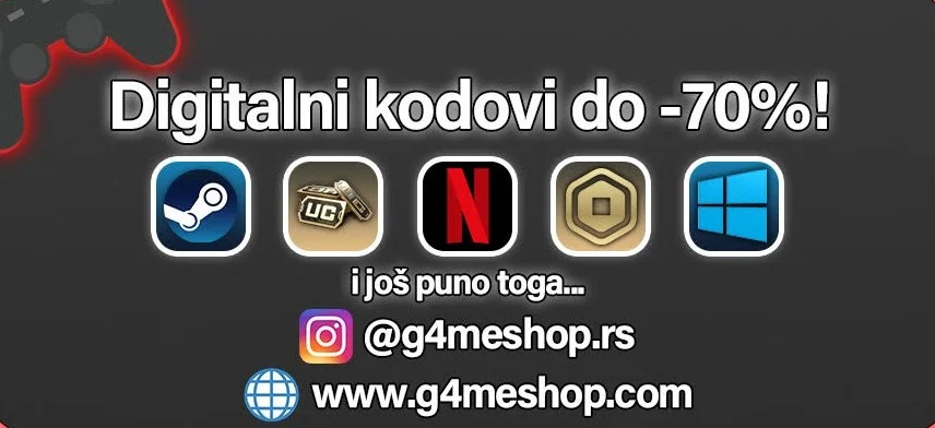 G4ME Shop raste: najniže cene CD ključeva i velika ponuda top naslova za 2026.